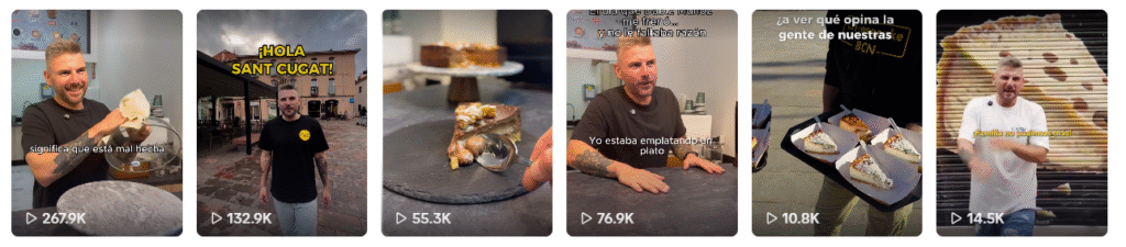 Videos virales cheesecake bcn